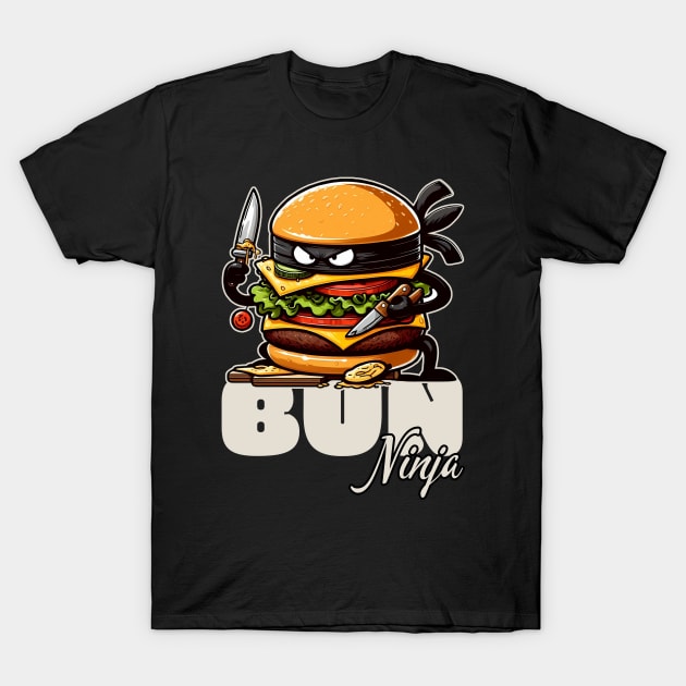 Ninja Burger T-Shirt by LionKingShirts